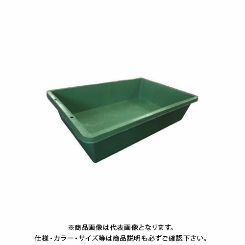 【送料別途】【直送品】安全興業 プラ箱 80 緑 807(911)×500(602)×207mm (4入)