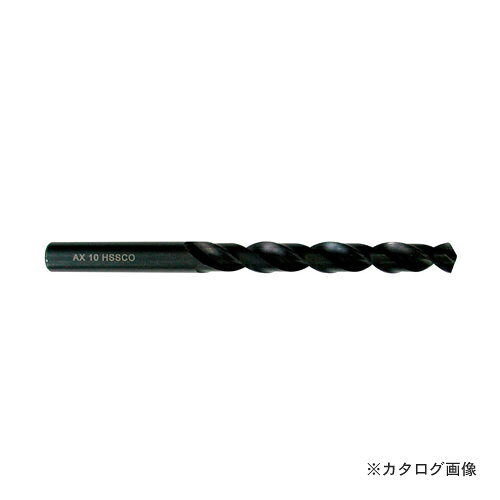 【メーカー名】●アックスブレーン（株）【用途】●鉄工・ステンレス・難削材用【特長】●刃先は食い付が良いクロスシンニング加工！【仕様】●直径：8.4mm●溝長：75mm●全長：117mm
