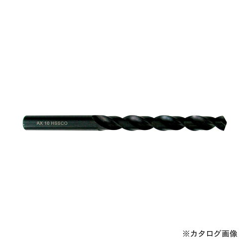 【メーカー名】●アックスブレーン（株）【用途】●鉄工・ステンレス・難削材用【特長】●刃先は食い付が良いクロスシンニング加工！【仕様】●直径：10.6mm●溝長：87mm●全長：133mm
