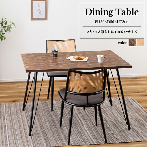 【直送品】東谷 AZUMAYA ダイニングテーブル W120×D80×H72cm PT-337