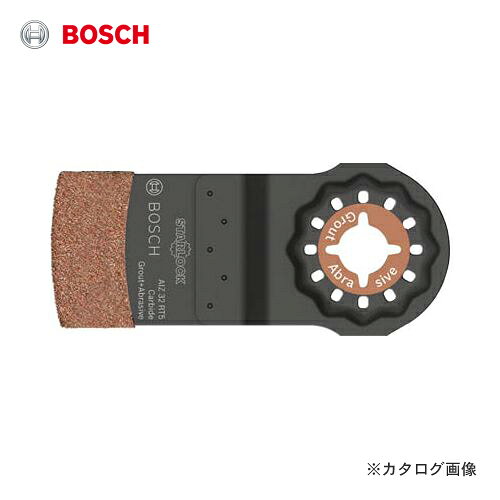 【メーカー】 ●ボッシュ（株） 【用途】 ●FPR、タイル目地、ポケット切断 【特長】 ●最新のマルチツールアクセサリー。 ●ワンタッチ取付け、電動工具本体のパワーを確実に伝達する3D形状採用。 ●豊富なアクセサリーであらゆる作業に対応。 ●他社機種にも使用可能。 【仕様】 ●材質：超硬 ●幅：37mm ●高さ：85mm ●質量：28g ●奥行：12.5mm ●刃長：30mm ●刃幅：32mm
