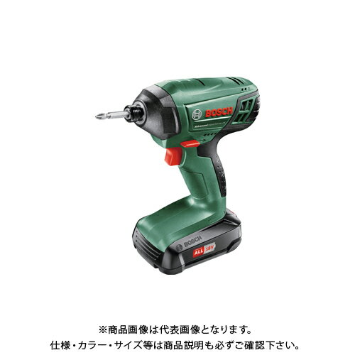 【メーカー名】 ●ボッシュ(株) 【セット内容】 ●本体 ●新形状1.5Ahバッテリー2個 ●充電器 ●キャリングケース ●両頭ビット1本 【特長】 ●PDR18LI本体と新形状1.5Ahバッテリー2個装備で作業量も満足のスターターセット 【仕様】 ●能力：木ネジ125mmまで、普通ボルトM5-M12、高力ボルトM5-M10 ●定格電圧：DC18V（ボッシュDIY用充電式専用バッテリー） ●バッテリー容量：1.5Ah ●回転数：0~2600min-1（回転/分） ●打撃数：0~3200min-1（回/分） ●最大トルク：130N・m ●充電時間：約24分（空→80％ターボ充電）、約33分（空→フル充電） ●本体寸法：155×240×80mm ●質量：1.25kg（バッテリー含む） 【材質】 ●ポリアミド樹脂（PA） 【関連商品】 ボッシュ BOSCH ハツリハンマー(SDS-max) GSH11E ボッシュ BOSCH X-LOCKディスクグラインダーセット GWX750-125SJ ボッシュ BOSCH レーザー距離計 GLM400 ボッシュ BOSCH コードレスグルーペン グルーイ(マシュマロホワイト) 06032A2102 ボッシュ BOSCH コードレスドライバー PSRSELECT2 ボッシュ BOSCH コードレスドライバードリル UD118 ボッシュ BOSCH バッテリー充電器セット ProCORE18V4S1 ボッシュ BOSCH バッテリー充電器セット PROCORE18V48S ボッシュ BOSCH 10.8Vリチウムイオン3.0Ahバッテリー GBA10.8V3.0AH &nbsp;