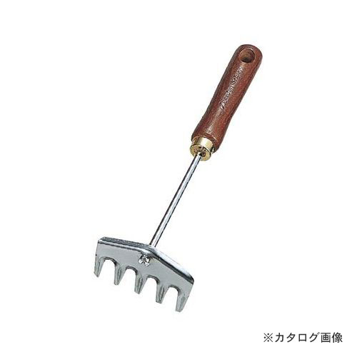 石黒金属 クローム 5本爪板レーキ G-11