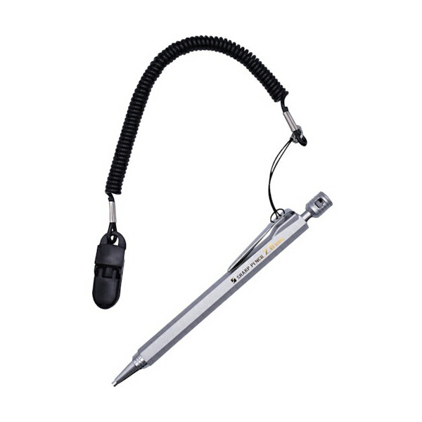 【メール便配送】祥碩堂 玄武 建築用シャープペンシル 2.0mm 本体 落下防止ストラップ付 黒 (HB) 110-BK