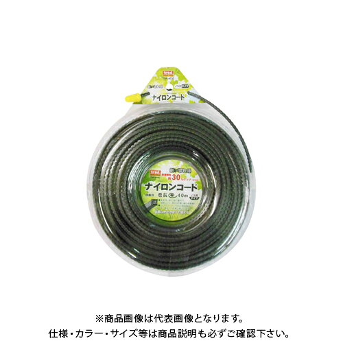 【メーカー】 ●三共コーポレーション 【特長】 ●ノコギリ刃のような波型形状のため、雑草など、ノコギリのようにカットするのでよく切れる！ ●耐摩耗性約30％アップ！ ●柔軟性・耐久性に優れて破断しにくく草刈り作業に威力を発揮。 ●コンクリート・フェンス等障害物が多い場所での作業に適しています。 ●必要な分だけ切って使える！ 【仕様】 ●サイズ：3.0mm×40m