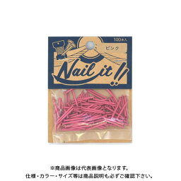 若井産業 NAILIT釘#17×19 100本袋入 ピンク NF10011