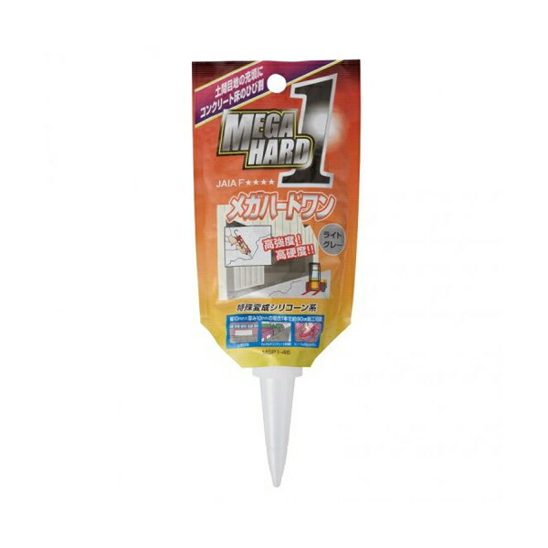 シャープ化学工業 パウチ メガハードワン 100ml ライトグレー
