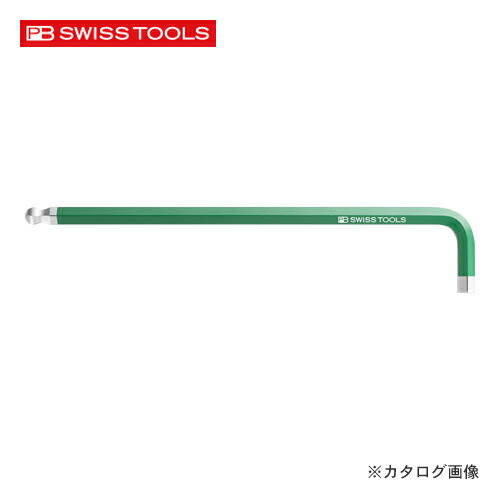 PBスイスツールズ 212ZL-5/16GR ボール付レインボーレンチ (ロング) 緑色