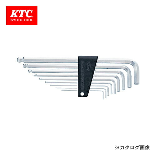 KTC ハイグレードボールポイント L形ロング六角棒レンチセット (9本組) HLD2509