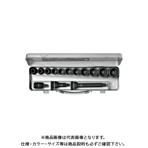 KTC 12.7sq.インパクトレンチ用ソケットレンチセット(スタンダード)[14コ組] TBP411PA