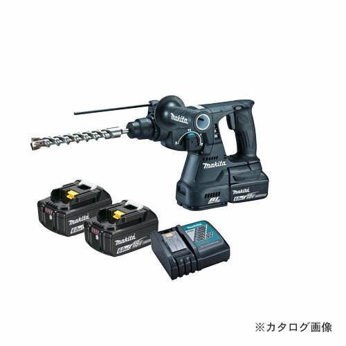 マキタ Makita 18V 6.0Ah 24mm充電式ハンマドリル (バッテリ×2 充電器 ケース付) 黒 HR244DRGXB