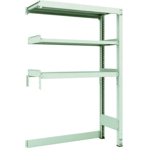 【送料別途】【直送品】TRUSCO スチールラック M3型中量棚 下段開放型 W1200XD471XH1800 3段 連結 M3-SB6453B