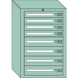 【送料別途】【直送品】OS 中量キャビネット 間口693×奥行557×高さ1081mm 6-1008