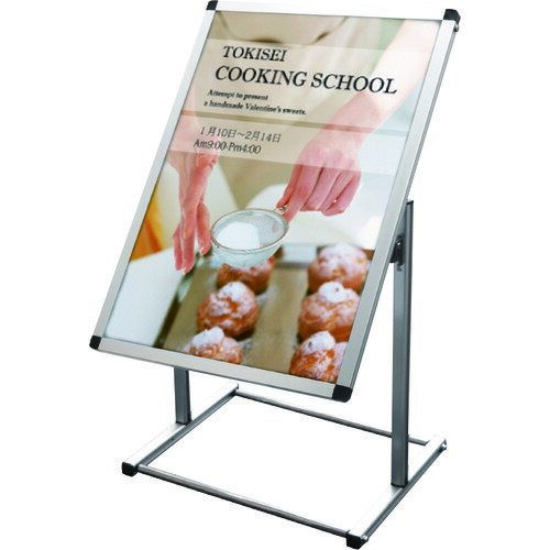 【送料別途】【直送品】TOKISEI フロアバリウススタンドI型アクリルタイプ A1縦 FVAIACA1T