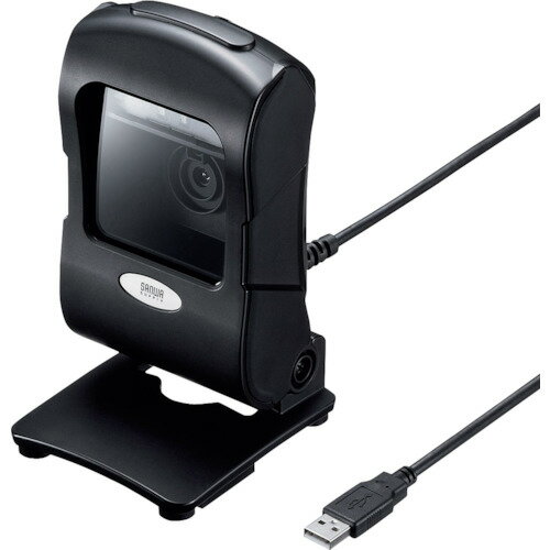 【送料別途】【直送品】SANWA 二次元バーコードリーダー(定置式) BCR-2DST3BK