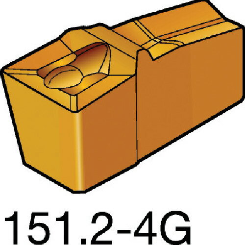 SANDVIK T-Max Q-カット 突切り・溝入れチップ(310) 235 10個 N151.2-A105-25-4G:235