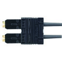 パンドウイット 研磨済みSC光コネクタ デュプレックス OM2 黒 10個 FSC2DMC5BL