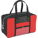 SANEI 帆布メール用ボストン(L)馬蹄錠金具付 赤 BTL-U-02(4)
