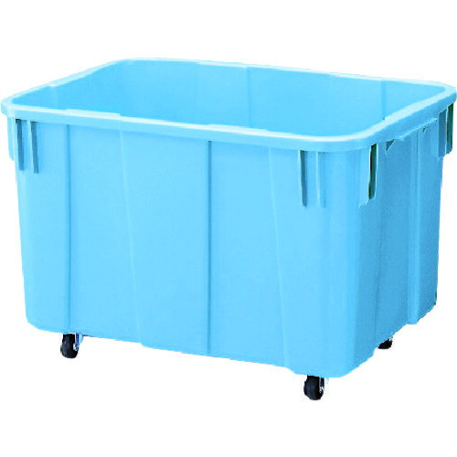 【送料別途】【直送品】積水 A型コンテナ A-90 青 キャスター付 A90B
