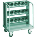 【送料別途】【直送品】TRUSCO ツーリングワゴン HSK63A BT40 NT40兼用 3段 18個収納 VTLW-E37
