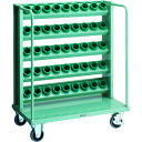 【送料別途】【直送品】TRUSCO ツーリングワゴン HSK63A BT40 NT40兼用 5段 45個収納 VTLW-E510