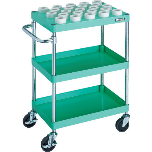 【送料別途】【直送品】TRUSCO ツールワゴン フェニックスワゴン 600X400XH880 HSK40A ヤンググリーン PEW-TL962F-YG
