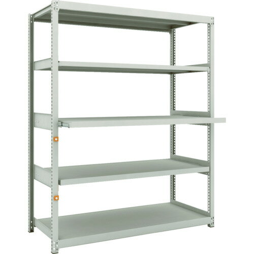 【送料別途】【直送品】TRUSCO スチールラック M2型軽中量棚1460X600XH1800 3段 スライド2段 単体 M2-6..