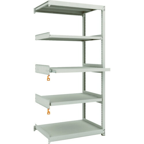 【送料別途】【直送品】TRUSCO スチールラック M2型軽中量棚 860X600XH1800 3段 スライド2段 連結 M2-6363M2B