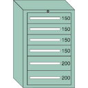 【送料別途】【直送品】OS 中量キャビネット 間口693×奥行557×高さ1081mm 6-1014
