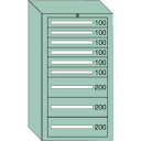 【送料別途】【直送品】OS 中量キャビネット 間口693×奥行557×高さ1281mm 6-1213