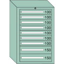 【送料別途】【直送品】OS 中量キャビネット 間口693×奥行557×高さ1081mm 6-1012