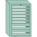 【送料別途】【直送品】OS 中量キャビネット 間口693×奥行557×高さ1081mm 6-1011