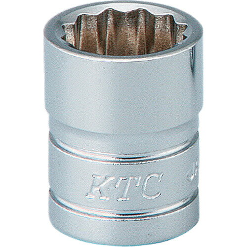 KTC インチ 6.3sq.ソケット(十二角) 対辺寸法1/2inch 全長20.5mm B2-1/2W