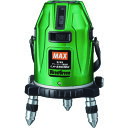 MAX レーザー墨出器(グリーンレーザー)(縦:4方向短・水平180度・地墨) LA-S501DG LA-S501DG