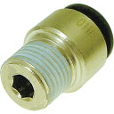 チヨダ チューブ継手 ファイブ六角穴付メイルコネクター 6mm・R1/8 F6-01MS