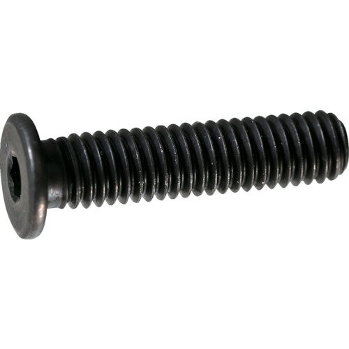 TRUSCO 超低頭キャップボルト スチール黒染め M6×16 9本入 /六角穴付ボルト(CAP) Y153-0616