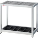 【送料別途】【直送品】TRUSCO アルミ傘立て 18本立 TAK-18