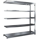 【送料別途】【直送品】TRUSCO ステンレス製中量ボルトレス棚 SM3型 W1800×D471×H1800 5段 連結 SM3-6655B