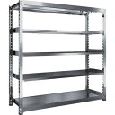 【送料別途】【直送品】TRUSCO ステンレス製中量ボルトレス棚 SM3型 W1800×D571×H1800 5段 単体 SM3-6665