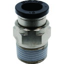 ピスコ チューブフィッティング ストレート 適合外径10mm 接続口径R3/8 PC10-03