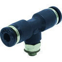 ピスコ チューブフィッティング ティー 適合外径4×4mm 接続口径M5×0.8 PB4-M5