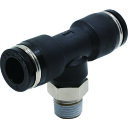 ピスコ チューブフィッティング ティー 適合外径8×8mm 接続口径R1/8 PB8-01