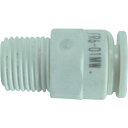 チヨダ チューブ継手 ファイブ樹脂メイルコネクタ W(白) 6mm・R1/8 FR6-01MW
