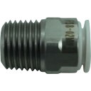チヨダ ファイブSUSメイルコネクタ 白 8mm・R1/4 FS8-02MW