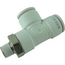 チヨダ ホース継手 ファイブメイルランティ W(白) 10mm・R1/8 F10-01RTW