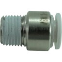 チヨダ チューブ継手 ファイブ六角穴付メイルコネクター W(白) 6mm・R1/8 F6-01MSW