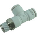 チヨダ ホース継手 ファイブメイルランティ W(白) 6mm・R1/8 F6-01RTW