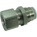 チヨダ チューブ継手 ファイブフィメイルバルク 白6mm・Rc1/4 F6-02FBW