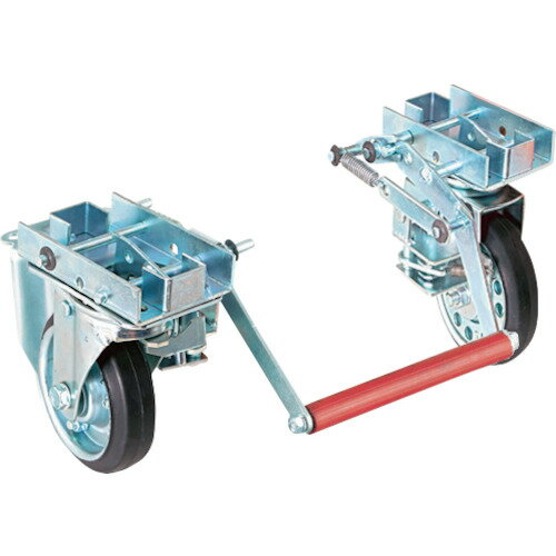 TRUSCO プレス製台車 ドンキーカート 200番用ブレーキ自在車輪付 200NJB
