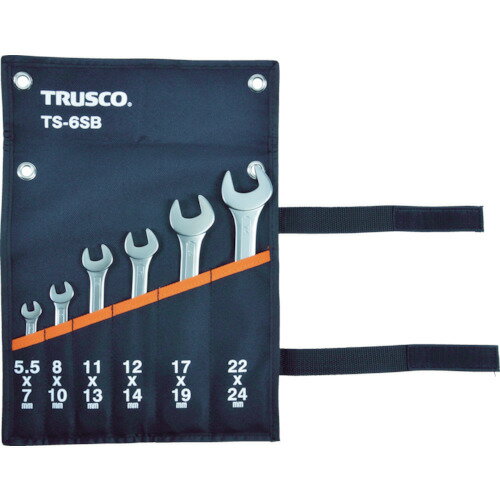 TRUSCO 両口スパナセット(7本組 ) TS-7S(4)